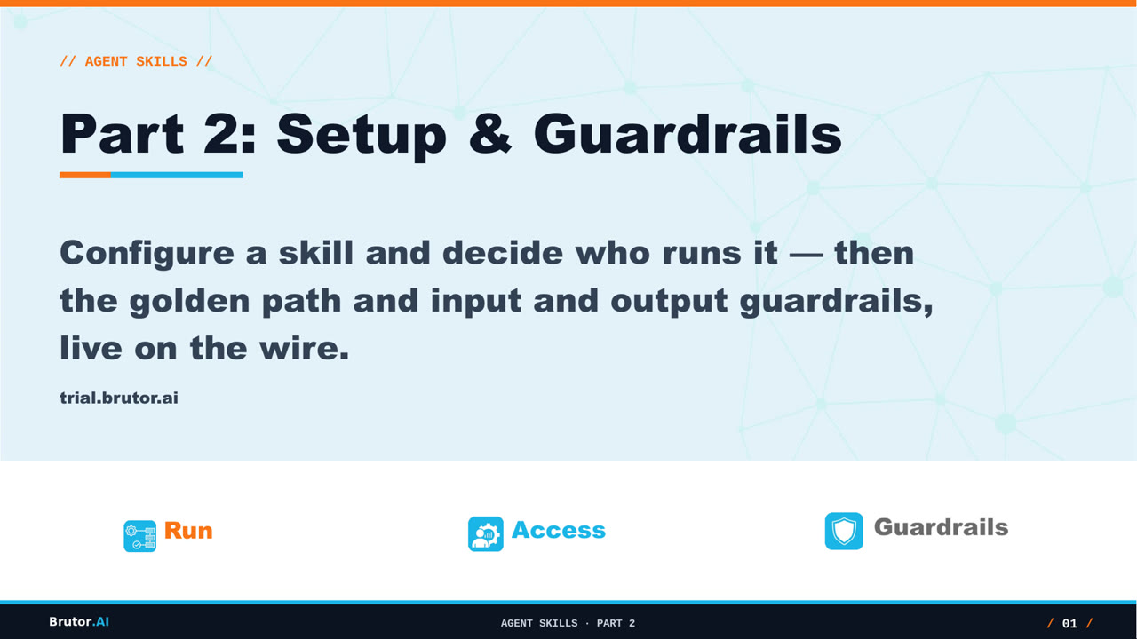 Agent Skills Governance with Brutor — Part 2: Setup & Guardrails
